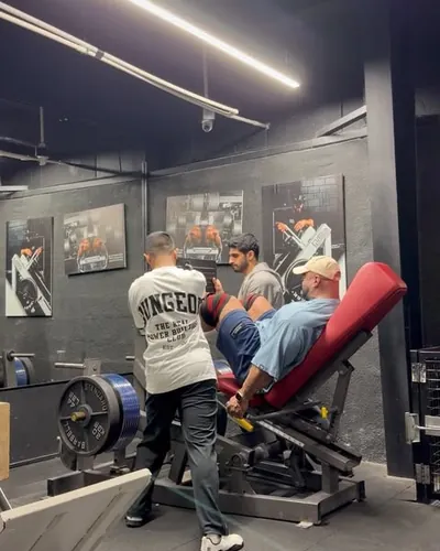 A training session at The Dungeon, Dubai